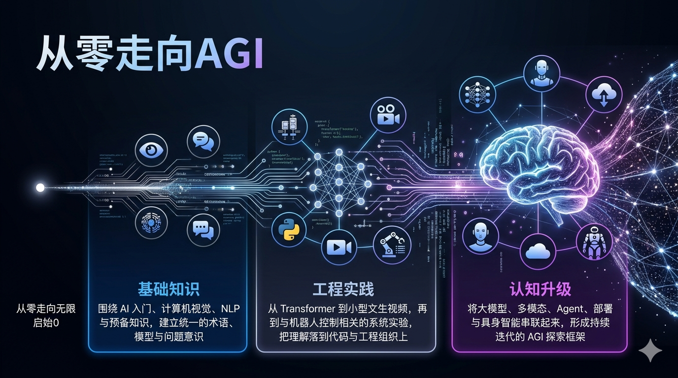 从零走向 AGI 路线图